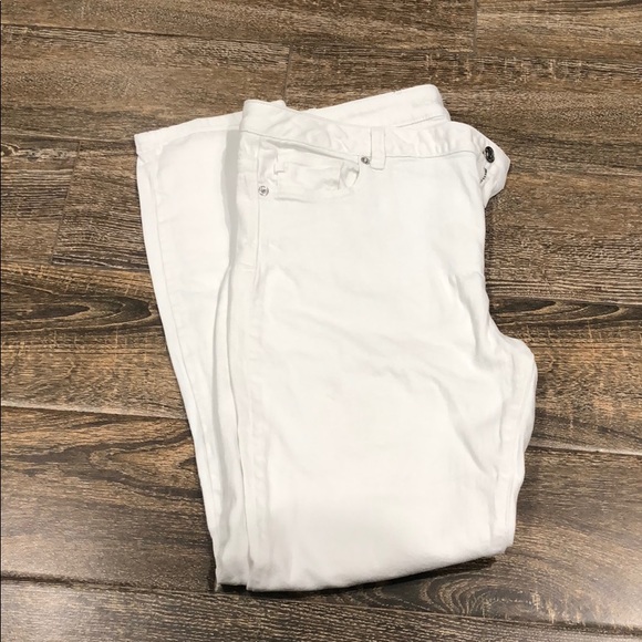 michael kors jeans white